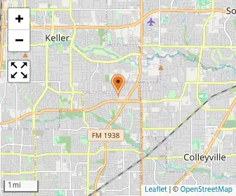 Map of North Richland Hills Montessori