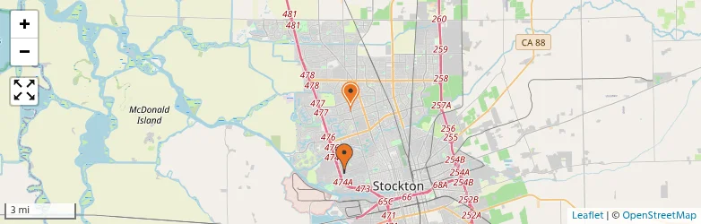 Related schools map