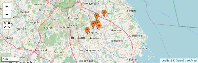 Related schools map
