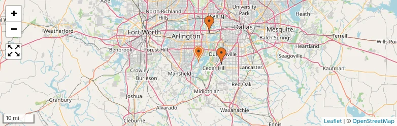 Related schools map