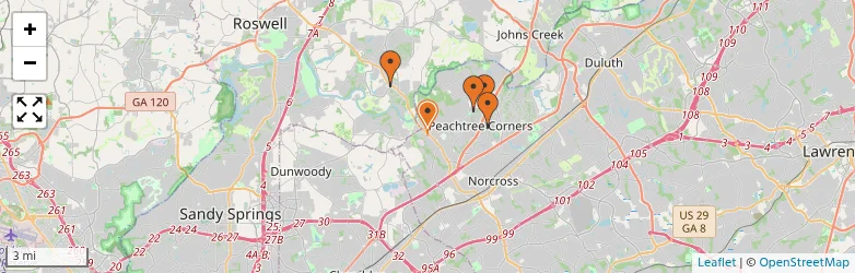 Related schools map