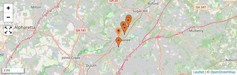 Related schools map