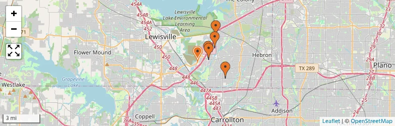 Related schools map