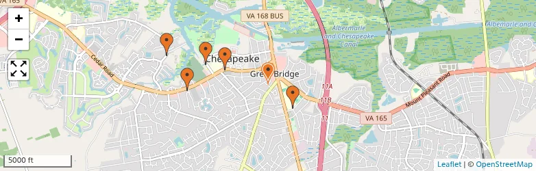Related schools map