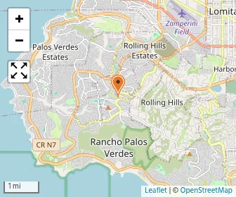Map of Rancho Palos Verdes Presch & Kindergarten