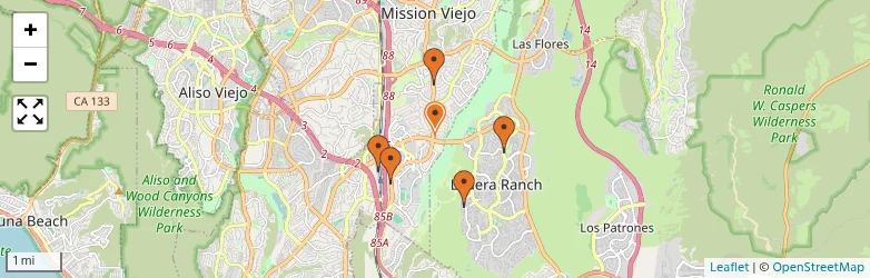 Related schools map