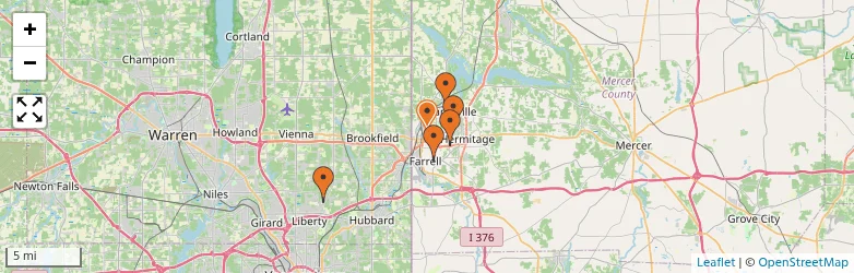 Related schools map