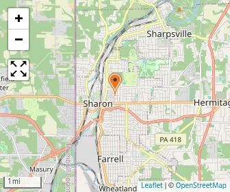 Map of Shenango Valley Faith Academy