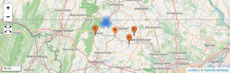 Related schools map