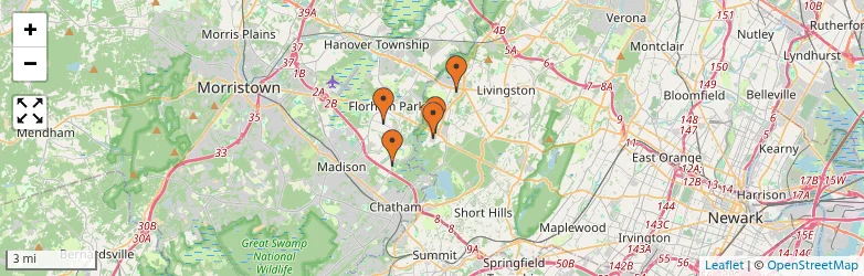 Related schools map