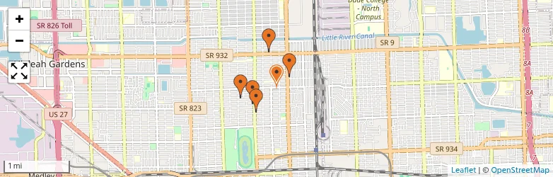 Related schools map