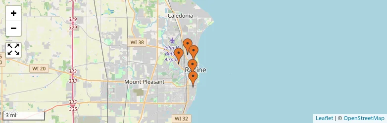 Related schools map