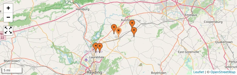 Related schools map