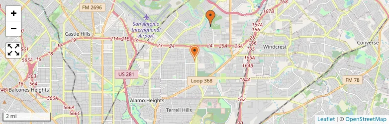 Related schools map