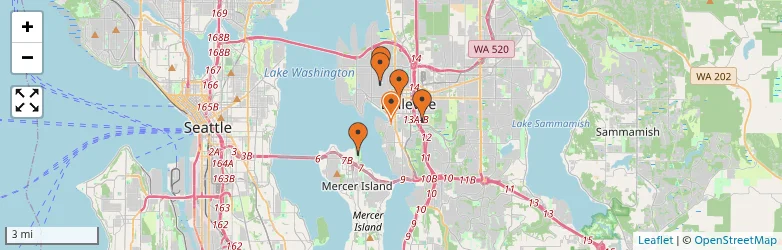 Related schools map