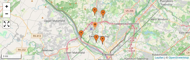 Related schools map