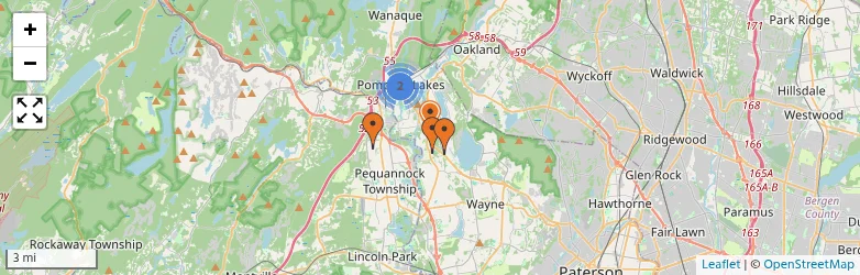 Related schools map