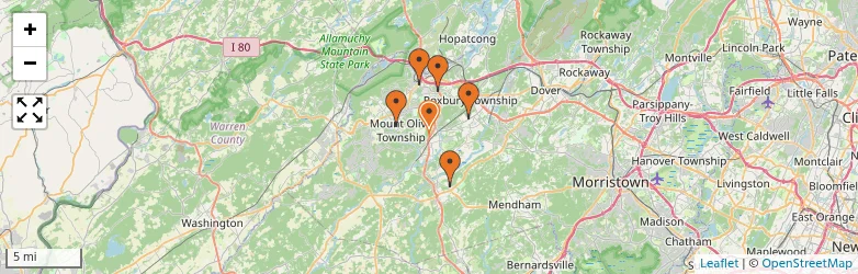 Related schools map