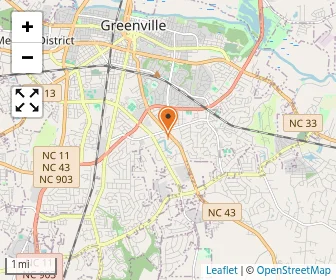 Map of The Greenville Learning Center