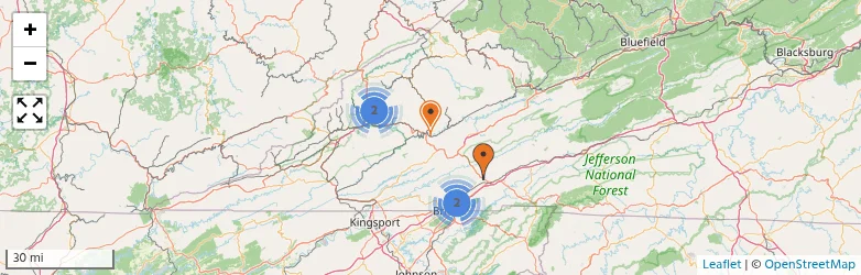 Related schools map