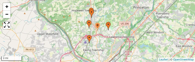 Related schools map