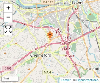 Map of The Learning Experience At Chelmsford