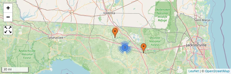 Related schools map