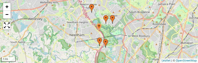 Related schools map