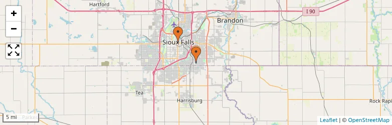 Related schools map