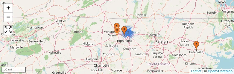 Related schools map