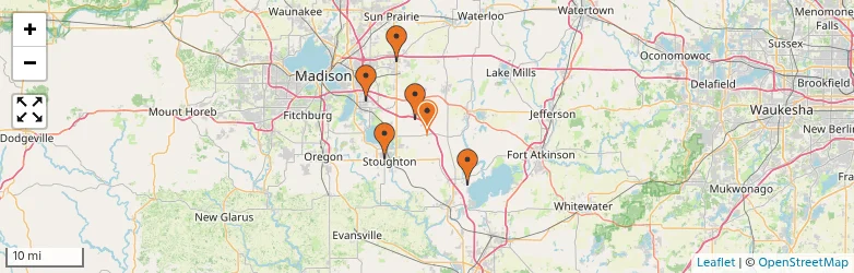 Related schools map