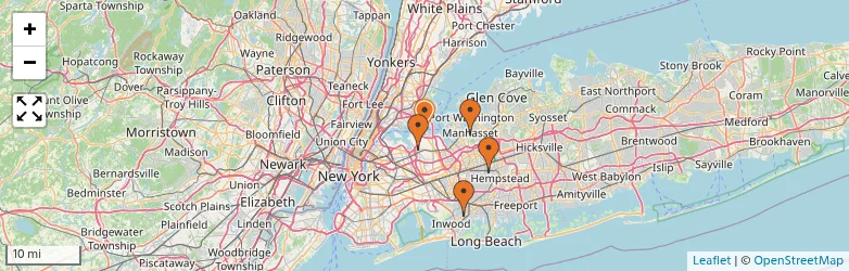 Related schools map