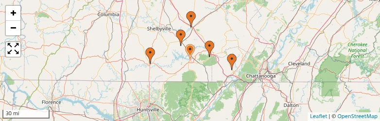Related schools map
