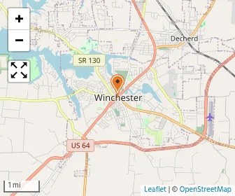 Map of Winchester Christian Academy