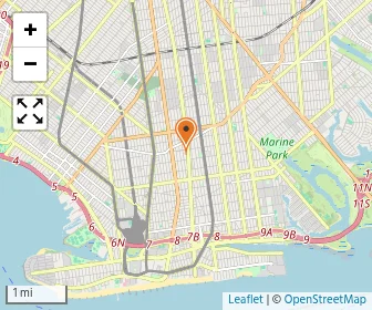 Map of Bet Yakov Ateret Torah High School