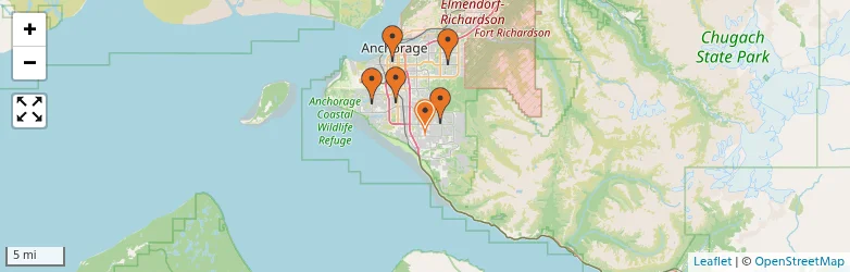 Related schools map