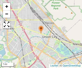 Map of Union City Christian Academy