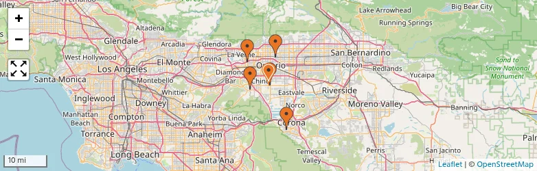 Related schools map