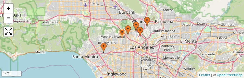 Related schools map