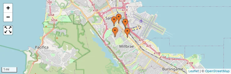 Related schools map