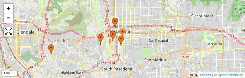 Related schools map
