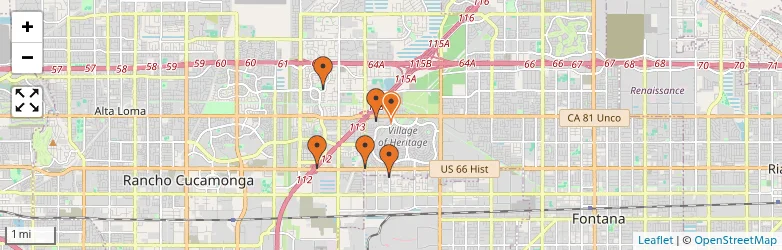 Related schools map
