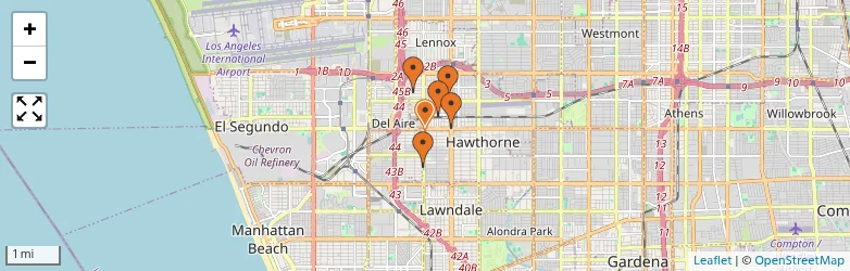 Related schools map