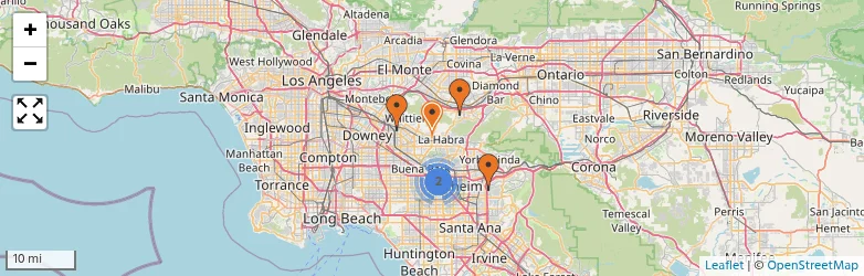Related schools map