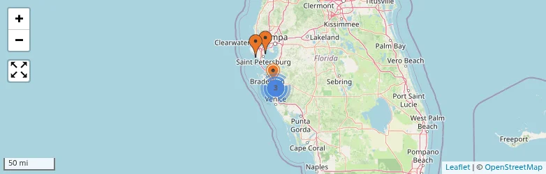 Related schools map