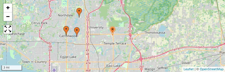 Related schools map