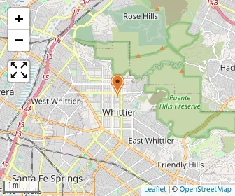 Map of Whittier Friends School