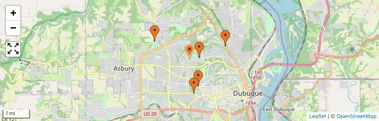 Related schools map