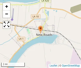 Map of Catholic Elementary Of Pointe Coupee