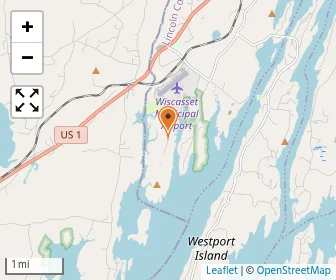 Map of Chewonki Elementary Middle School & Maine Coast Semester